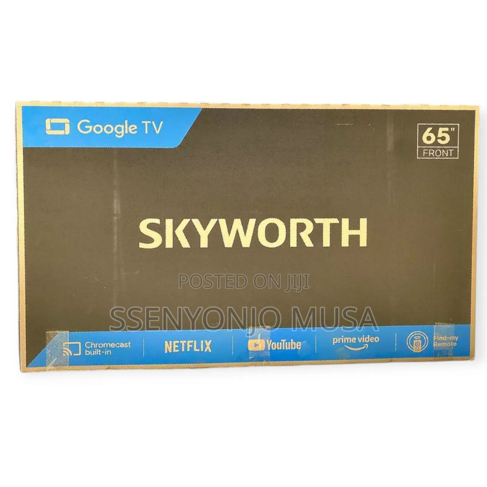 Skyworth 65" Uhd Android Smart Tv - Google Assistant Chromecast.