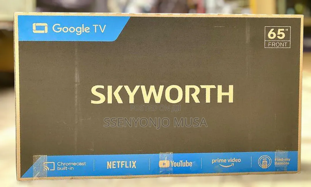 Skyworth 65" Uhd Android Smart Tv - Google Assistant Chromecast.