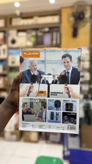 Wireless Remote Lavalier Microphone and Handheld Stick