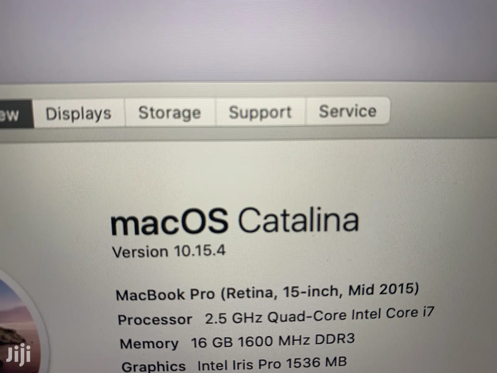 Laptop Apple MacBook Pro 16GB Intel Core i7 SSD 512GB