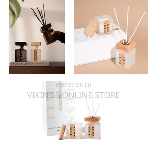 Elegant Luxury Aroma Diffuser With Wooden Decoration - Multicolor