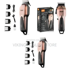 Raf Professional Cordless Hair Clipper and Trimmer Set With Digital
