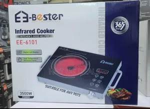E-Bester Electric Infrared Cooker, Model Ee-6101 for All Saucepan