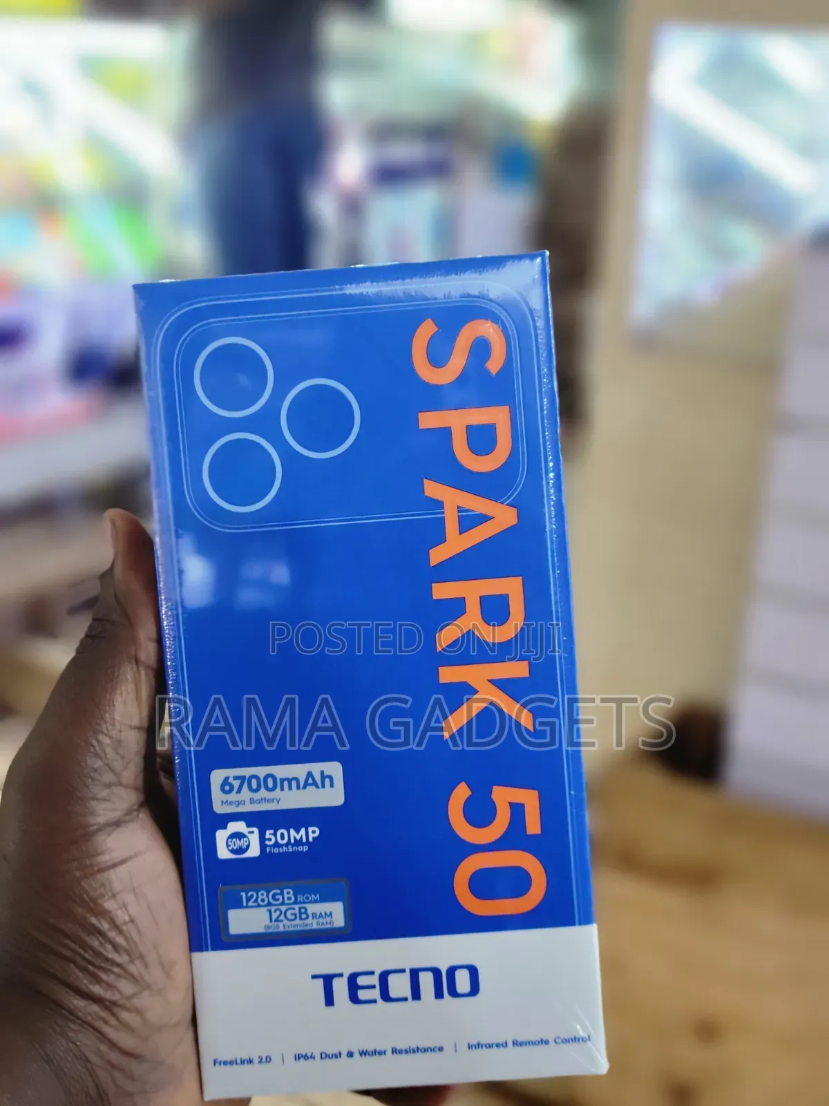 New Tecno Spark 50 128 GB Black