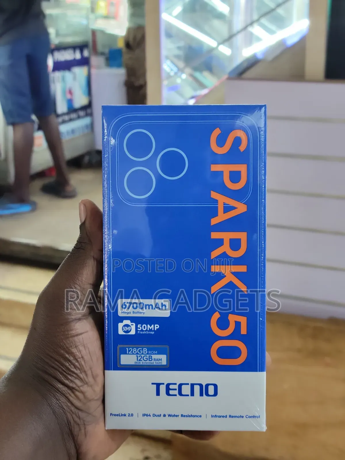 New Tecno Spark 50 128 GB Black