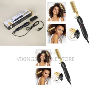 Gold Ceramic Professional Press Comb