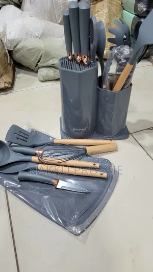 Silicon Kitchen Utensil/Knife Set