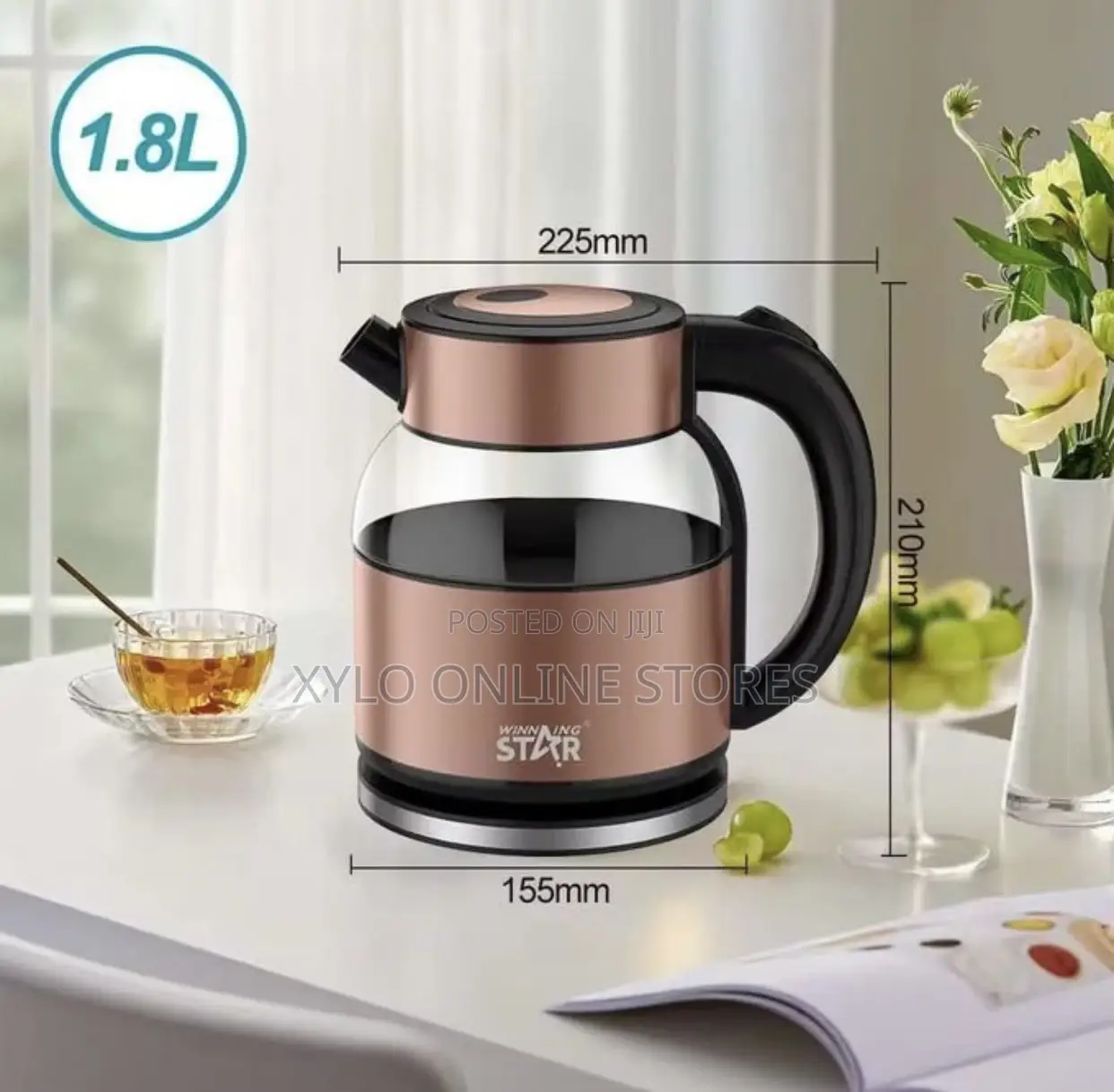 Electric Kettle Wining Star 1.8l