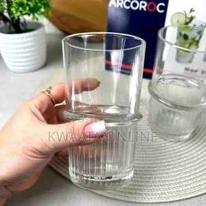 Arcoroc High Ball Glass Set Stacking Tumbler, 470ml, Pack of 6