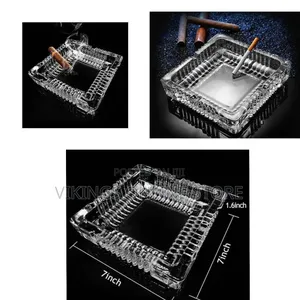 Large Luxury Hardened Glass Ash Tray