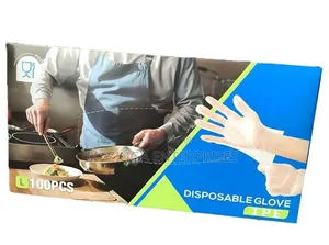 Disposable Plastic Gloves Used for Food Preparation and Cleaning