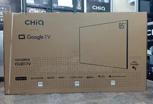 85inches Chiq Smart Tv Set. Google Tv