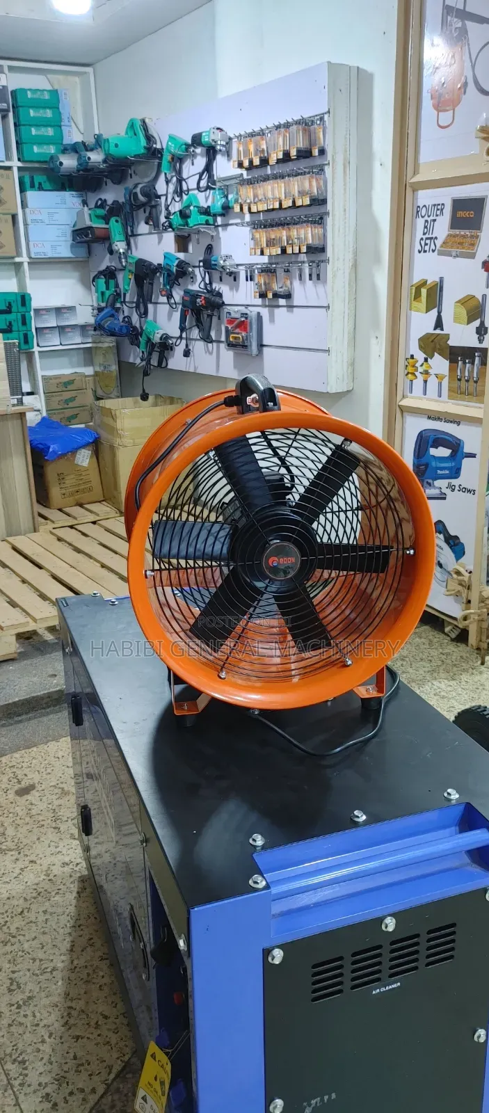 Movable/Portable 14 Inches High Speed Extraction Fan
