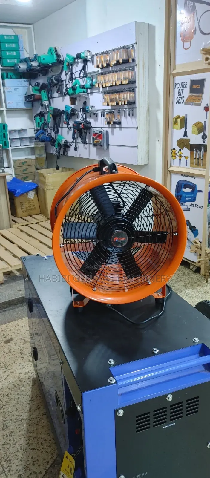 Movable/Portable 14 Inches High Speed Extraction Fan