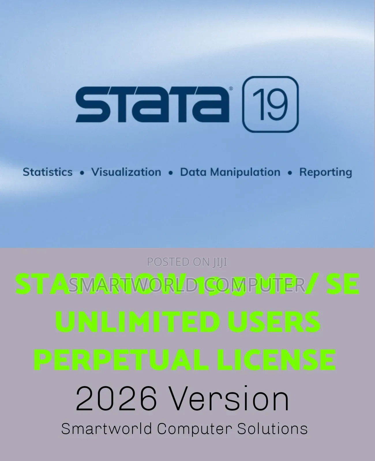 Statanow 19.5 Se Unlimited Users Perpetual License, Mega Discount