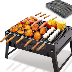 Stainless Steel Folding Portable Charcoal BBQ Grill