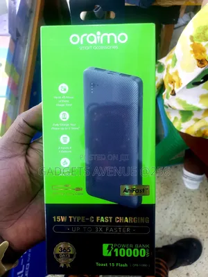 Oraimo Toast 15 Flash (Model Opb-1100da 10,000mah Portable Power Bank