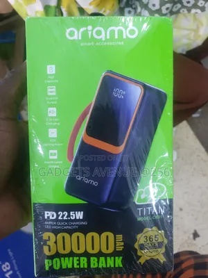 Ariamo Titan Ck011 30,000mah Power Bank.
