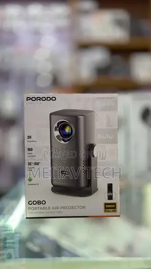 Gobo Smart Portable Projector 1080p Hd
