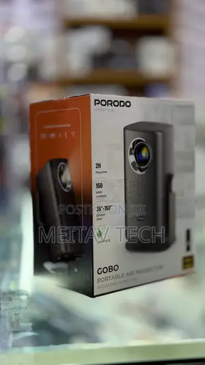 Gobo Smart Portable Projector 1080p Hd