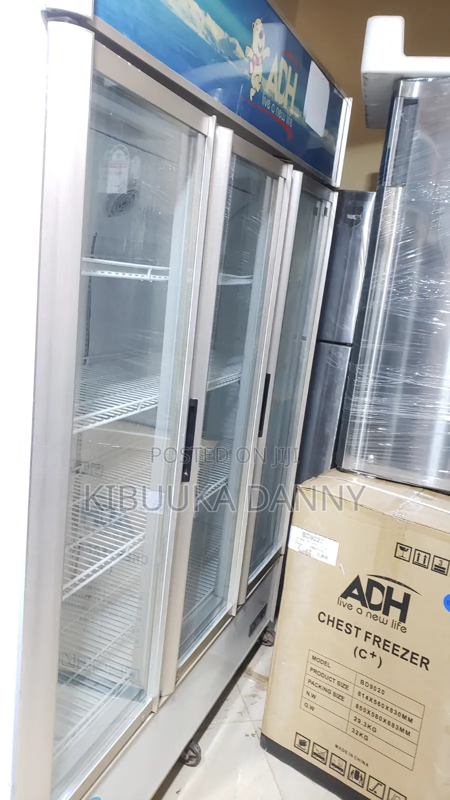 Adh 1025litres Display Chiller Fridge Glass