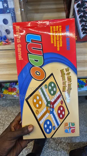 Foldable Ludo Brain Game With Full Set of Dices and Pawns