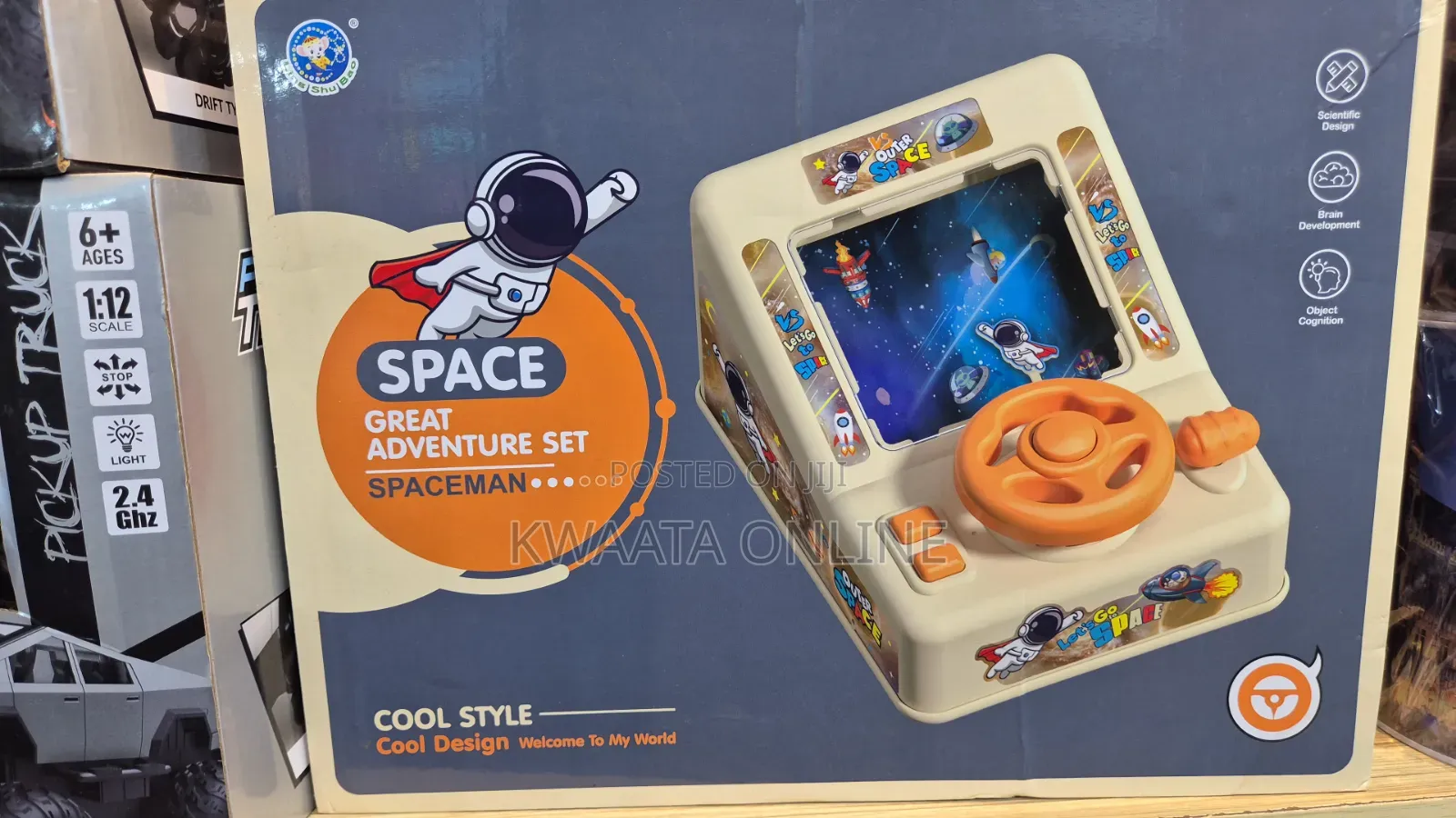 Simulation Steering Wheel Racing Space Driving Obstacle Avoidance Game
