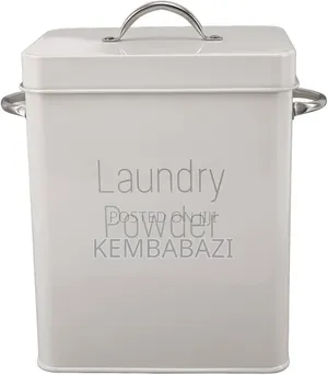 3kg Metal Laundry Powder Storage Container With a Scoop.