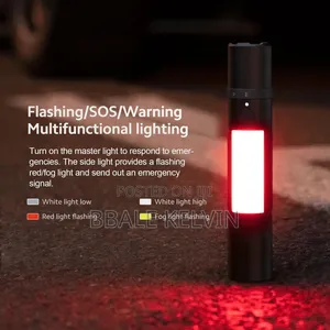 Xiaomi Mi Mijia Multi Function Flashlight Zoomable Ultra Bright Torch