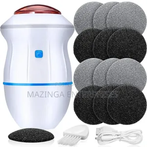 Electric Foot Grinder and Callus Remover With a Vacuum Feature.