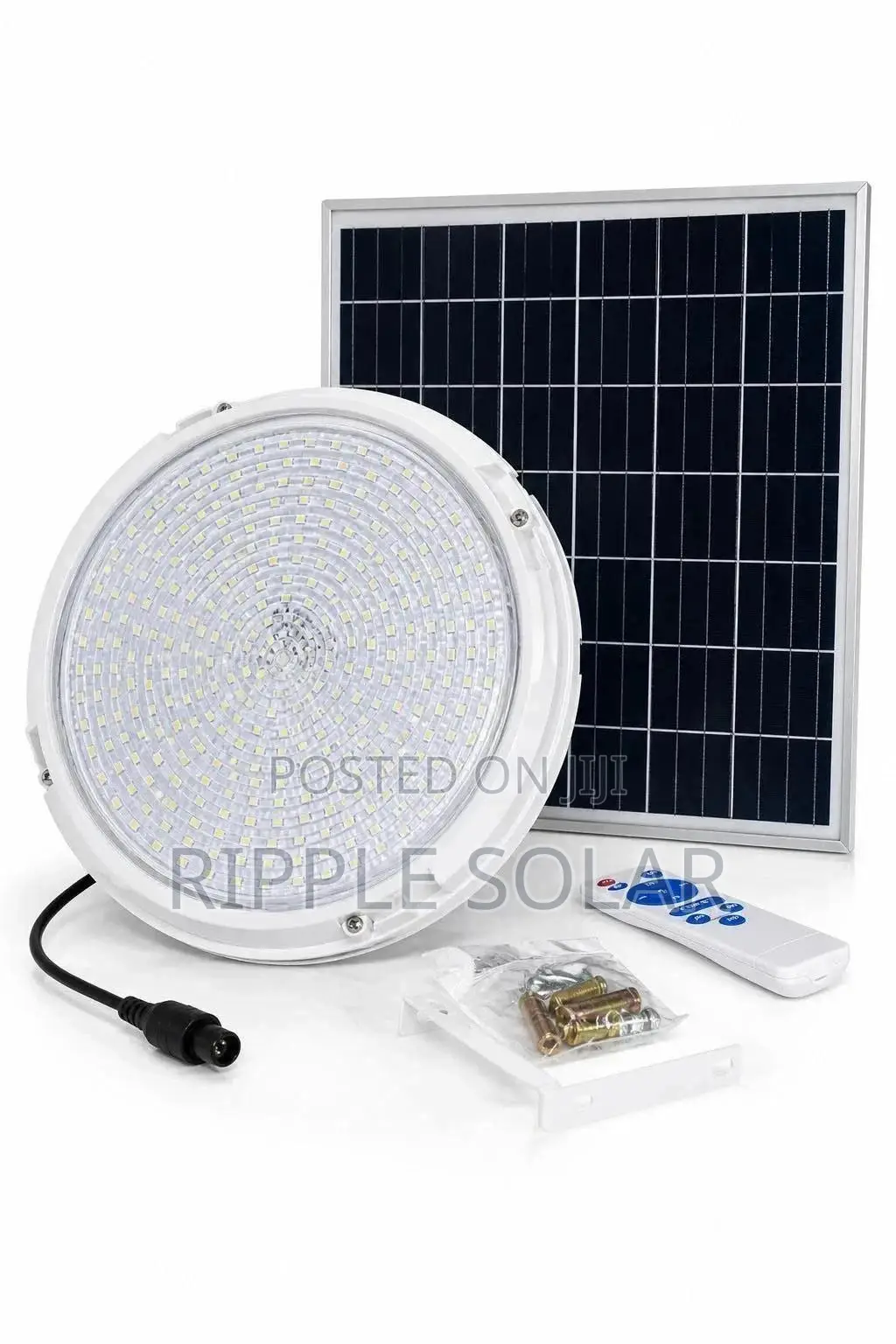 400w Solar Ceiling Light With Panel Remote Kampala