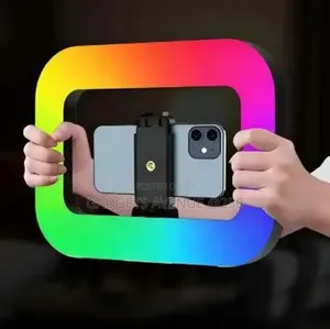 E-30 Mobile Phone Camera Fill Light Featuring RGB Lighting