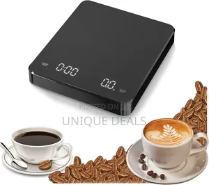 Black Electronic Coffee Scale