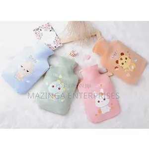 Plush Hot Water Bottle for Menstrual Pain Relief