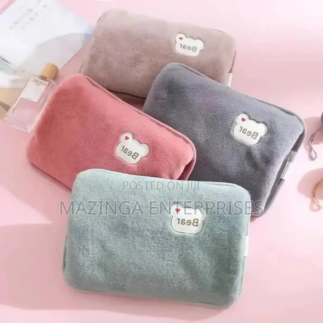 Rechargeable Plush Hot Water Bottle Fr Warming Menstrual Pain Relief