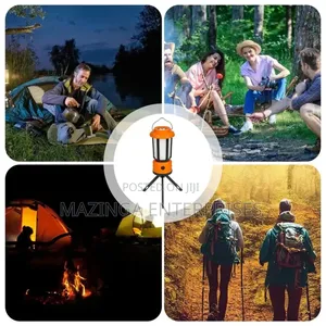 Multifunctional Rechargeable Camping Lantern WTH Built-in Tripod Stand