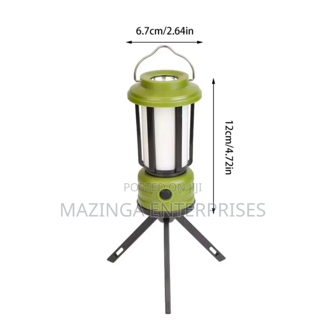 Multifunctional Rechargeable Camping Lantern WTH Built-in Tripod Stand