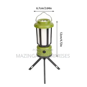 Multifunctional Rechargeable Camping Lantern WTH Built-in Tripod Stand