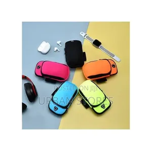 Universal Mobile Phone Jogging Bag Sweat Proof Armband -Multicolour