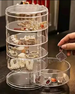 5 Layered Transparent Jewelry Boxes