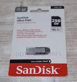 256gb Sandisk Ultra Luxe Usb 3.1 Flash Drive.