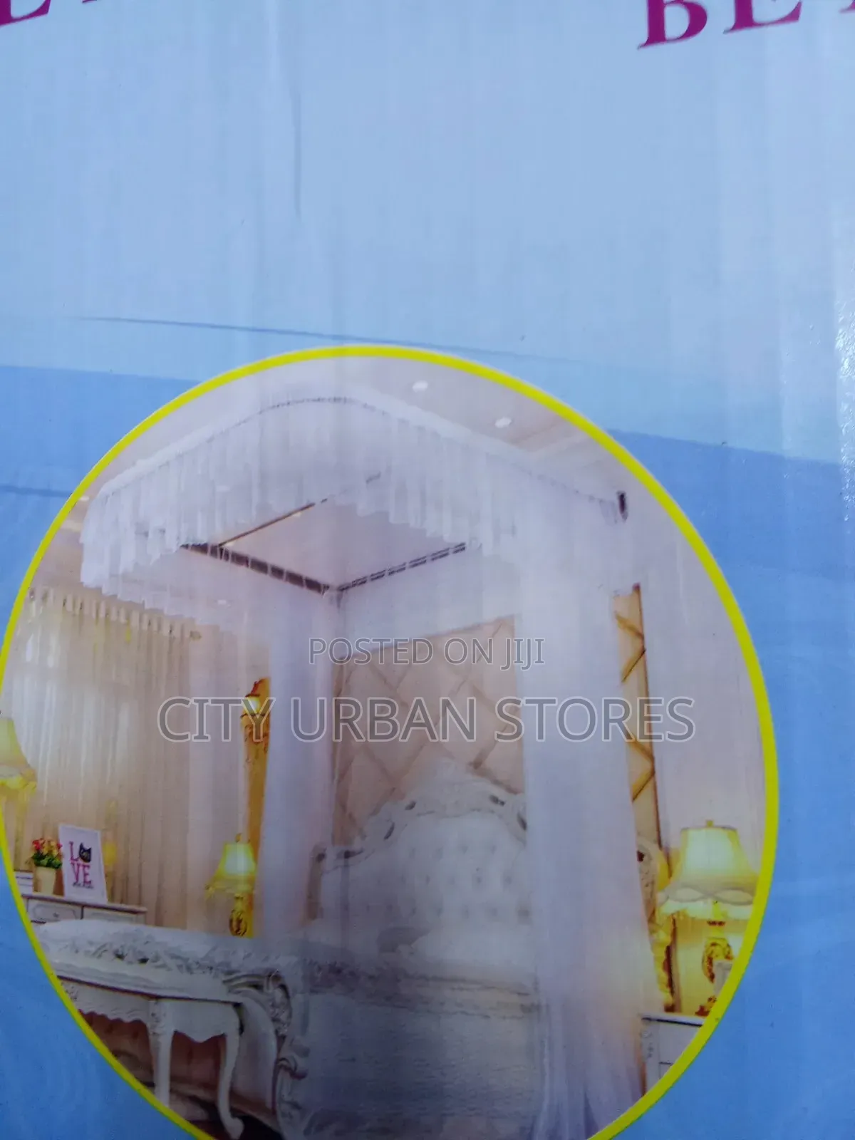 White Wall Mounted Mosquito Luxury Nets