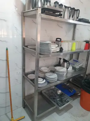 Stainless Steel Rack Four Steps