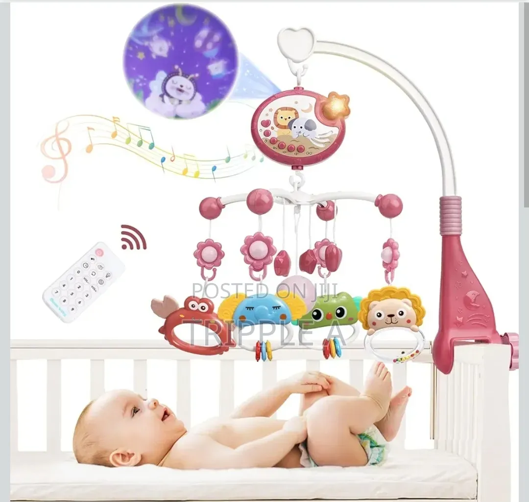 Baby Rc Music Bedside Hanging Bell Crib Mobile