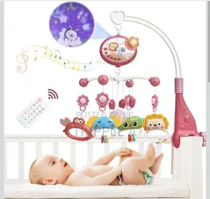 Baby Rc Music Bedside Hanging Bell Crib Mobile