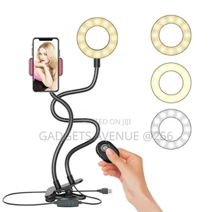 Professional Live Stream Ring Light With a Phone Holder.