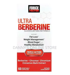 Berberine Hcl, Chromium, Cinnamon With Chromax, 60 Capsules