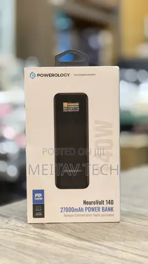 Powerology Neuro Volt 27000mah 140w Fast Charging Power Bank