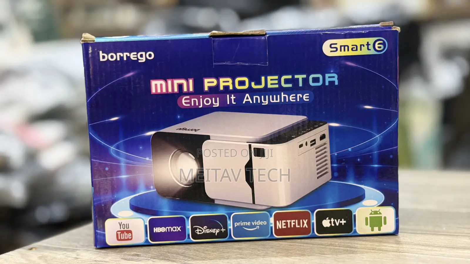 Borrego Smart 6 Portable Android Hd Projector