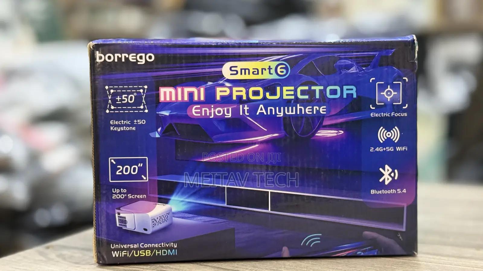 Borrego Smart 6 Portable Android Hd Projector